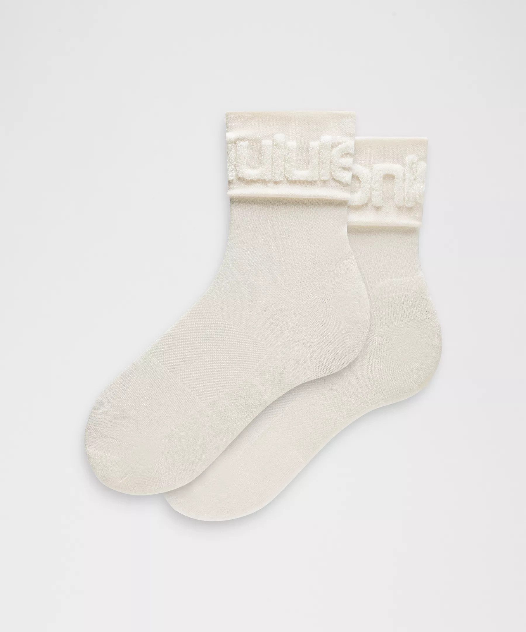 Unisex Fold-Over Terry Quarter Socks | Lululemon (US)