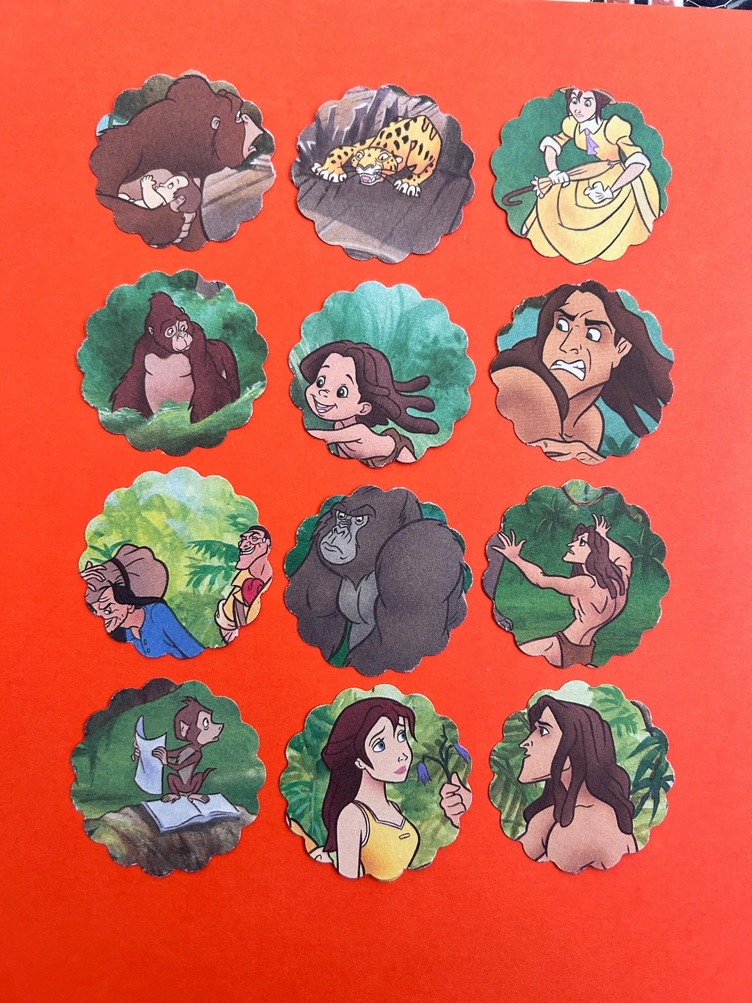 Tarzan Cupcake Toppers Tags Straws - Etsy | Etsy (US)
