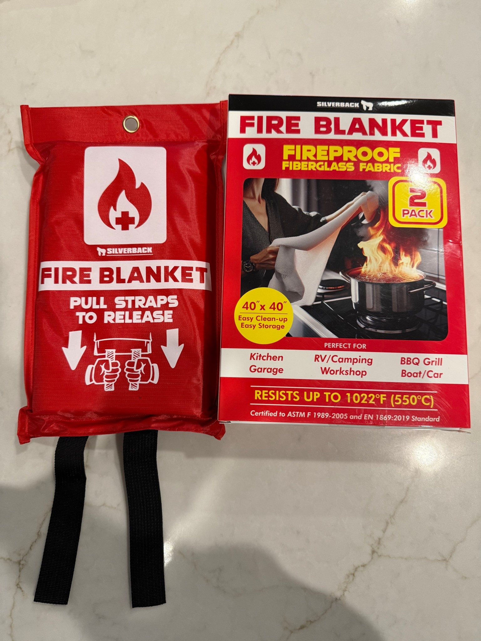 Picked up fire blankets to have at our house. I hope we never need to use them but if we do we have them  

#LTKHome #LTKFindsUnder50 #LTKFamily