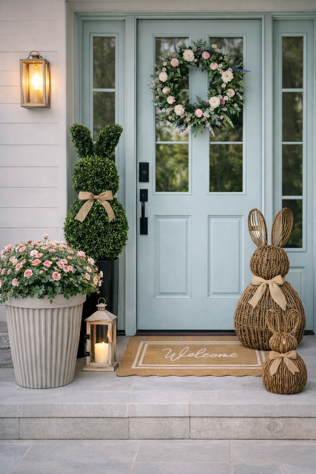 Obsessed with these new Easter and spring finds for your front porch! How cute are these rattan bunnies?! I’m loving this bunny topiary too! 

#LTKHome #LTKSeasonal