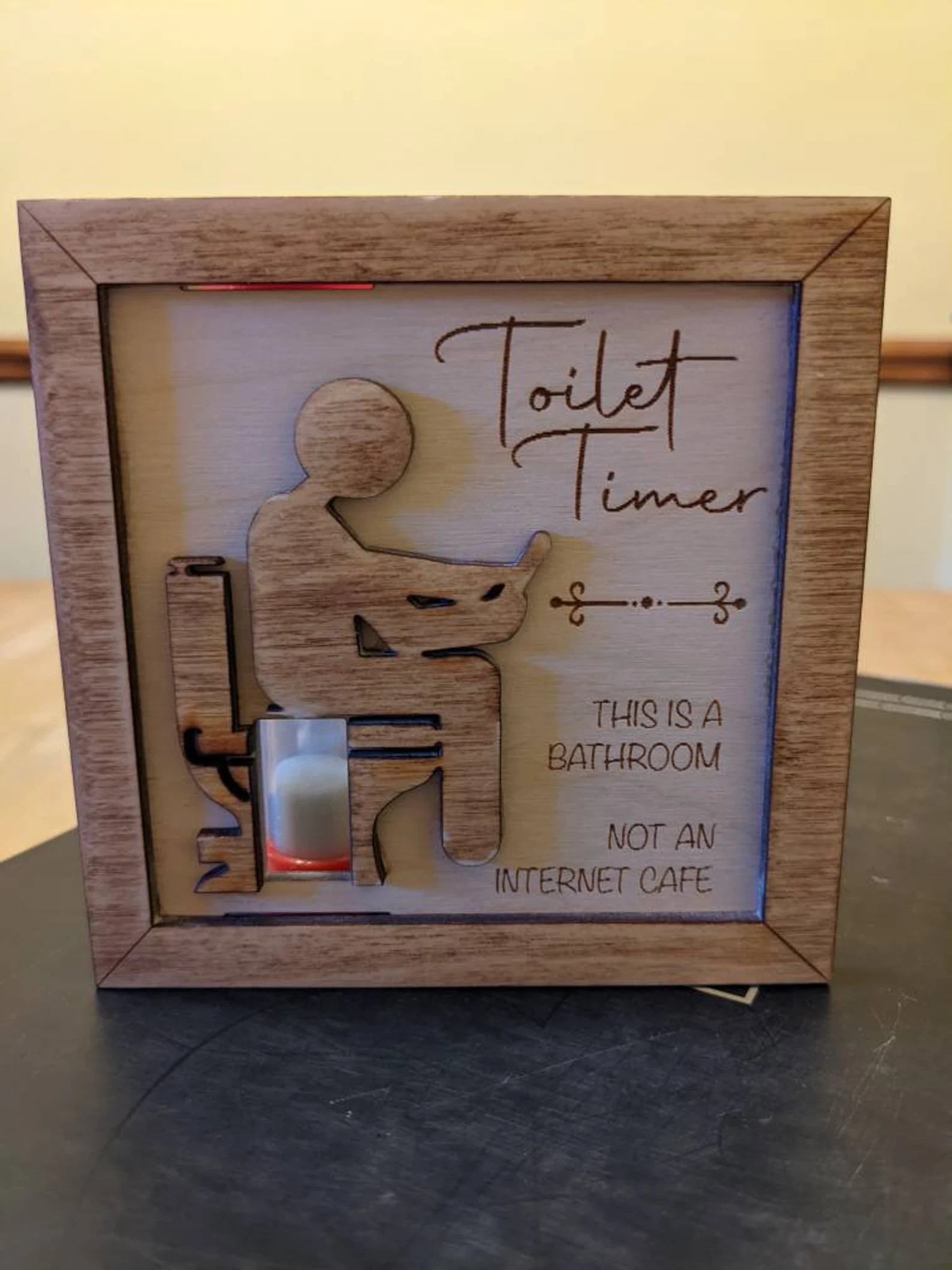 Toilet Timer White Elephant Gift Gag Gift Bathroom Break Double Sided Bestseller - Etsy | Etsy (US)