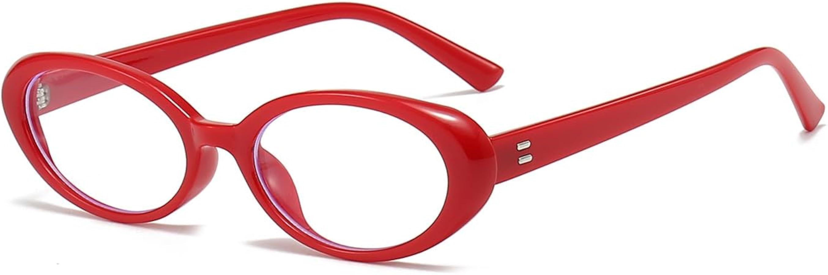 JOVAKIT Oval Blue Light Blocking Glasses for Women Men Vintage Fashion Small 90s Retro Oval Frame... | Amazon (US)