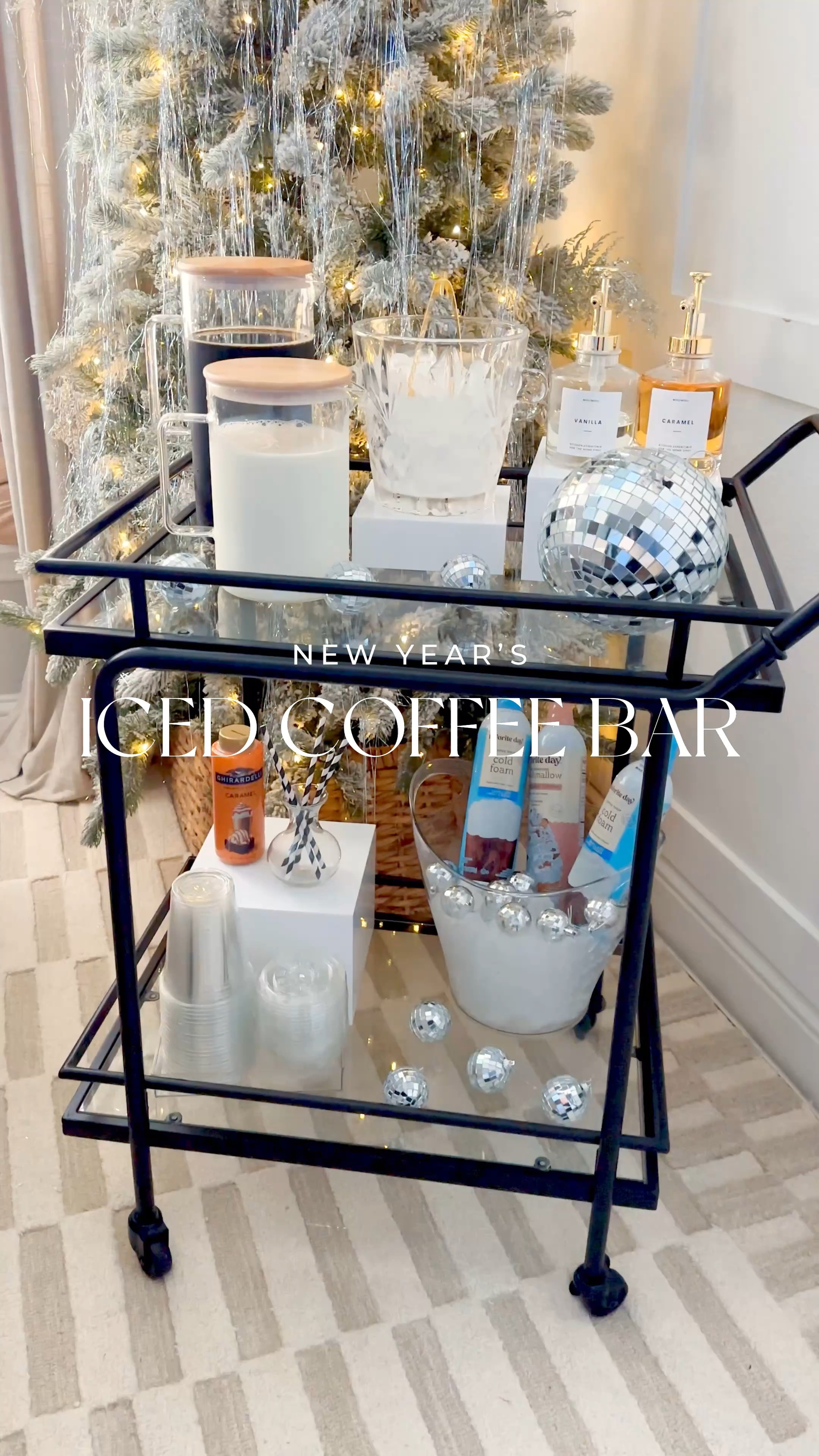 Make an iced coffee bar at home with this simple setup and to-go cups! 

#LTKParties #LTKHoliday #LTKHome