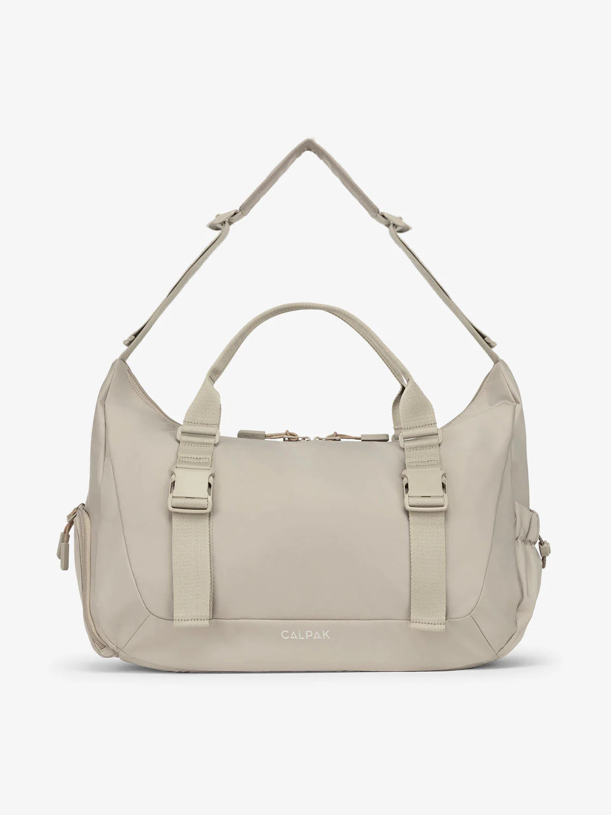 CALPAK Fit Gym Duffel in Greige | Weekender Travel Bag | CALPAK