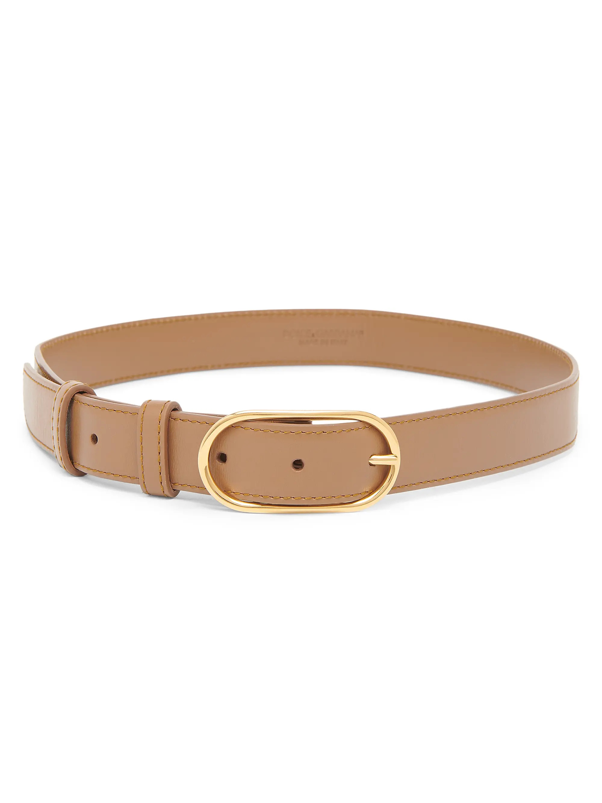 Italian Tailoring DG Leather Belt | Saks Fifth Avenue