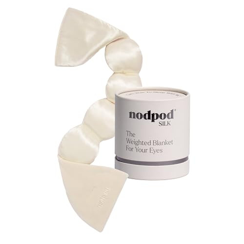 Nodpod Mineralized Silk Gentle Pressure Sleep Mask - Strap-Free, Light-Blocking Design for Sleep,... | Amazon (US)