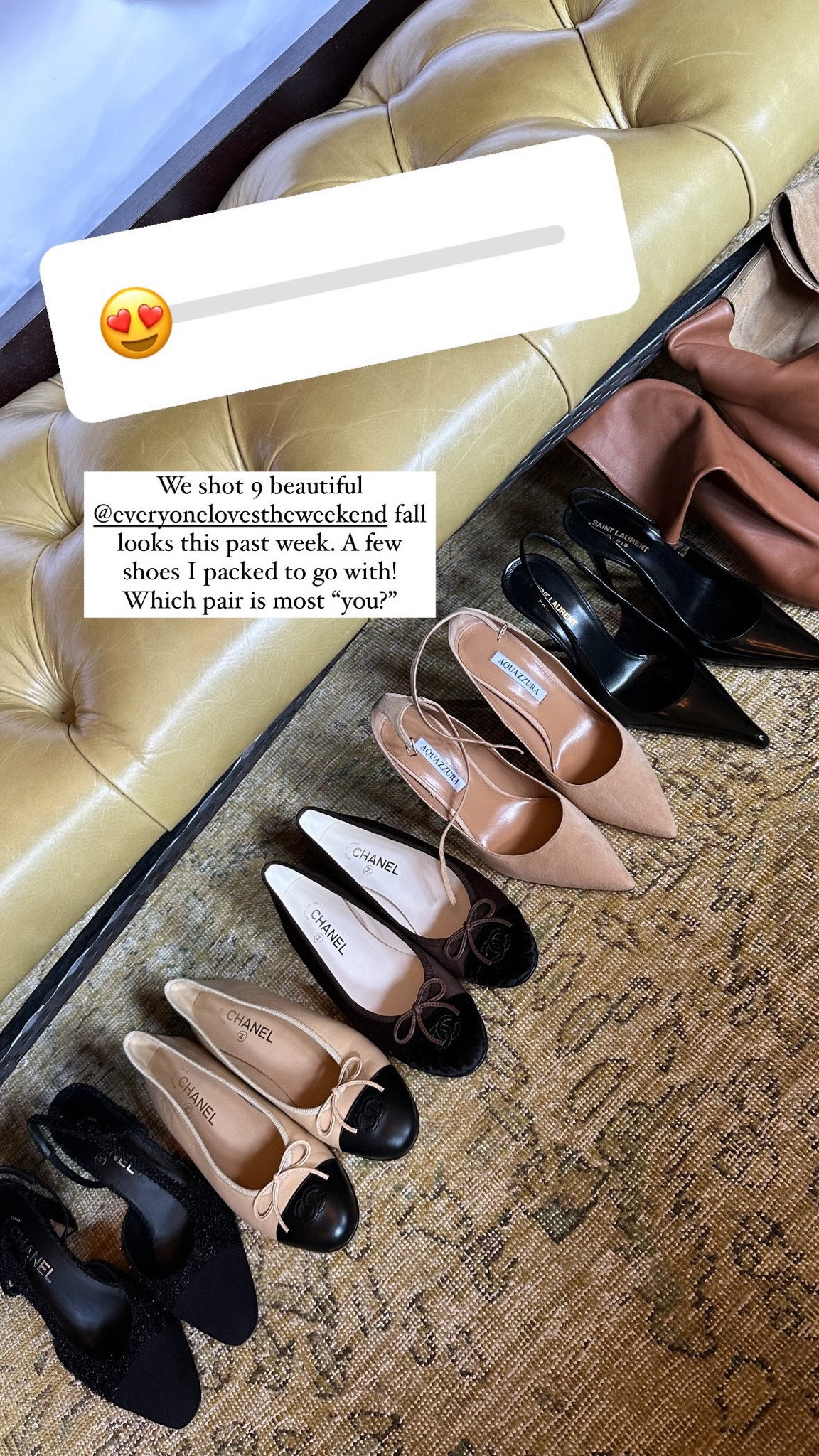 Chanel ballet flats, slingbacks, pumps, boots, fall shoes. 

#LTKSeasonal #LTKFallSale #LTKShoeCrush