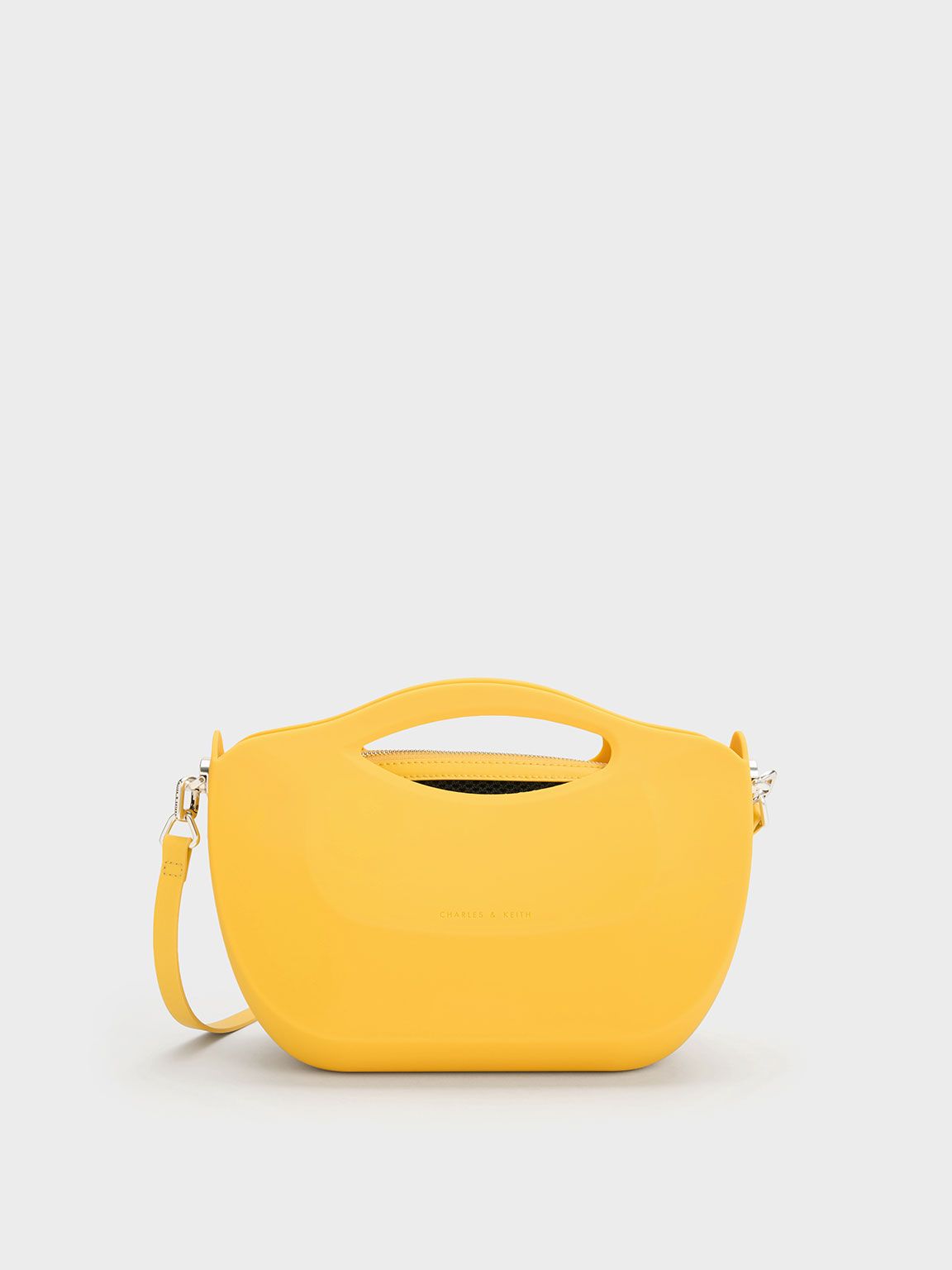 Cocoon Curved Handle Bag
 - Yellow | Charles & Keith UK