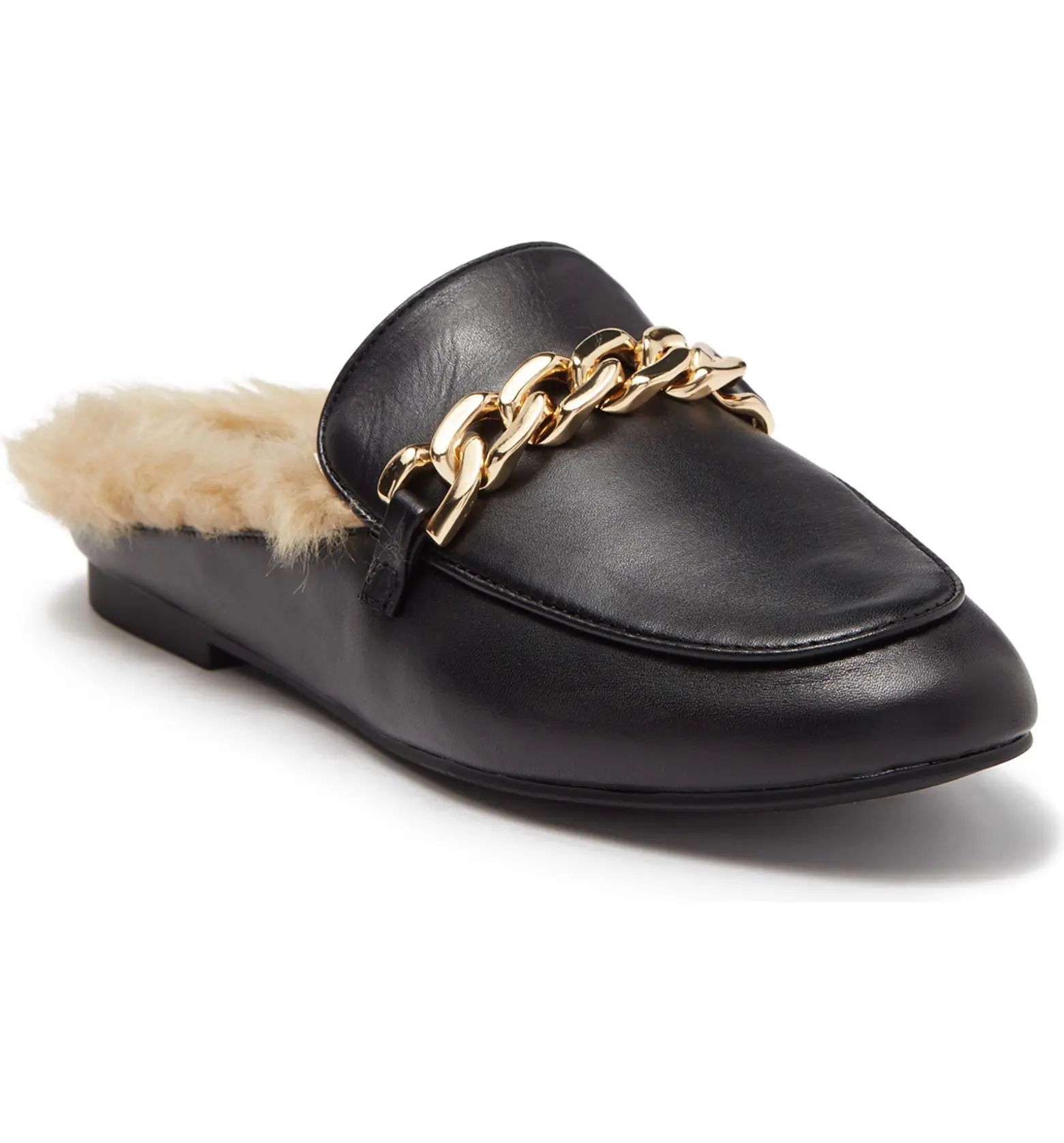 Feleti Faux Fur Lined Leather Loafer Mule | Nordstrom Rack