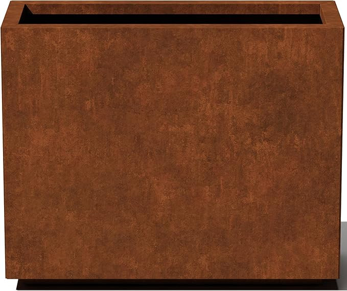Veradek Corten Steel Series Span Planter - Outdoor Planter with Shelf | Amazon (US)