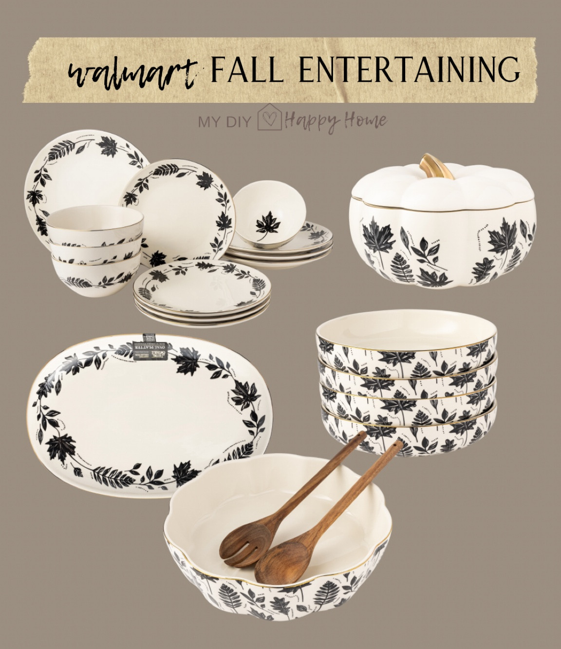 Beautiful entertaining and serving pieces from the new Harvest fall collection at Walmart. 

#LTKFindsUnder50 #LTKSeasonal #LTKHome