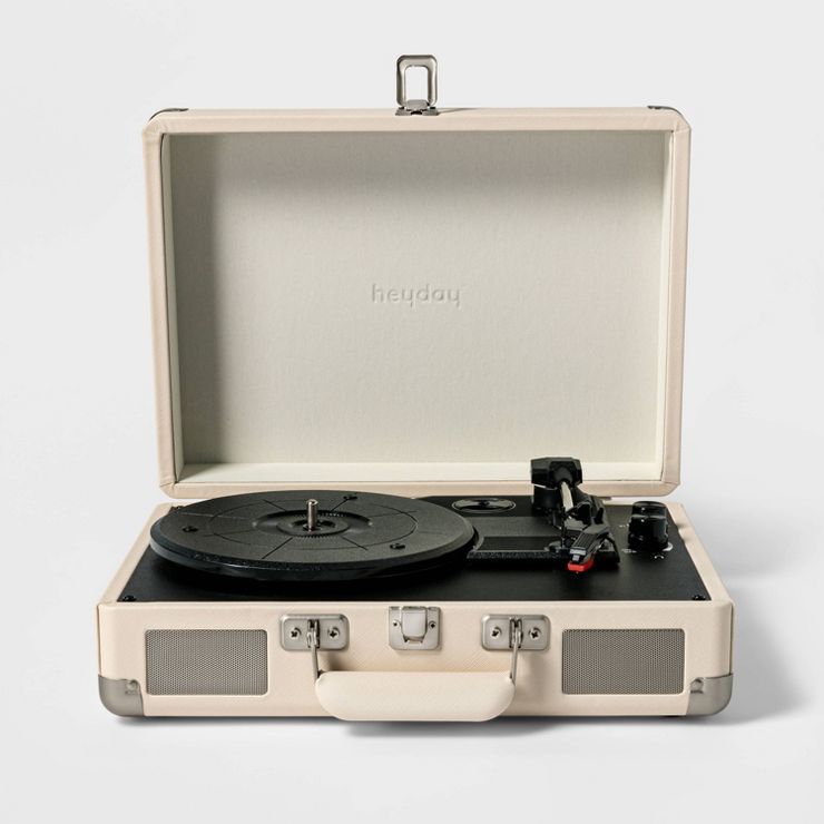 heyday™ Suitcase Turntable - Stone White | Target