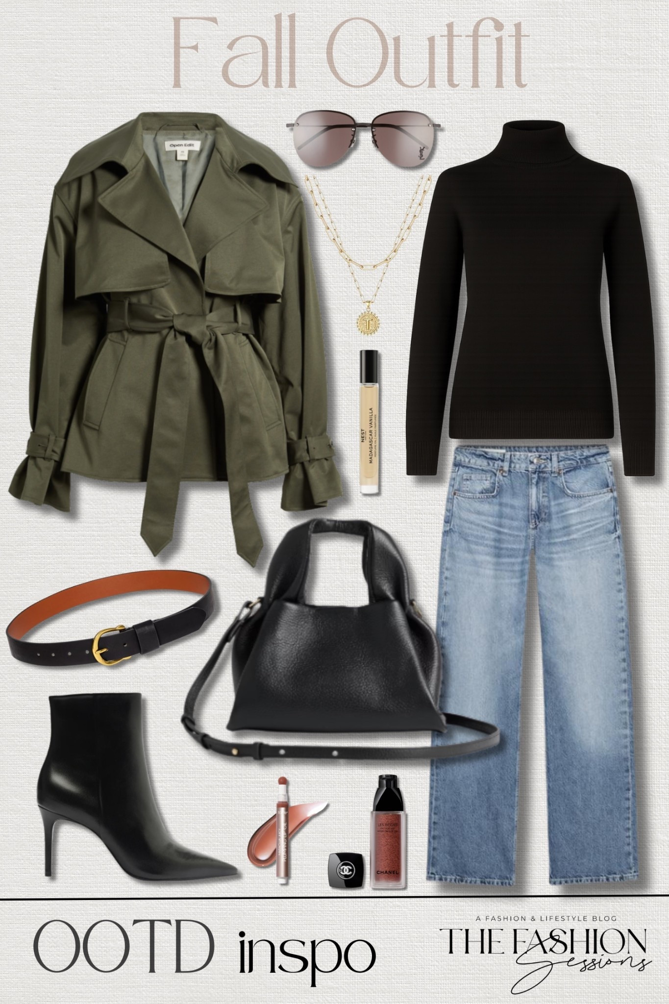 When the jacket IS the outfit 🖤 
A great coat can elevate jeans and a tee, turn a basic dress into a vibe, and carry you through every season in style 💫
Cropped trench coat | turtleneck sweater | wide leg jeans | ankle boots | Italian leather crossbody 


#LTKOver40 #LTKFindsUnder100 #LTKStyleTip