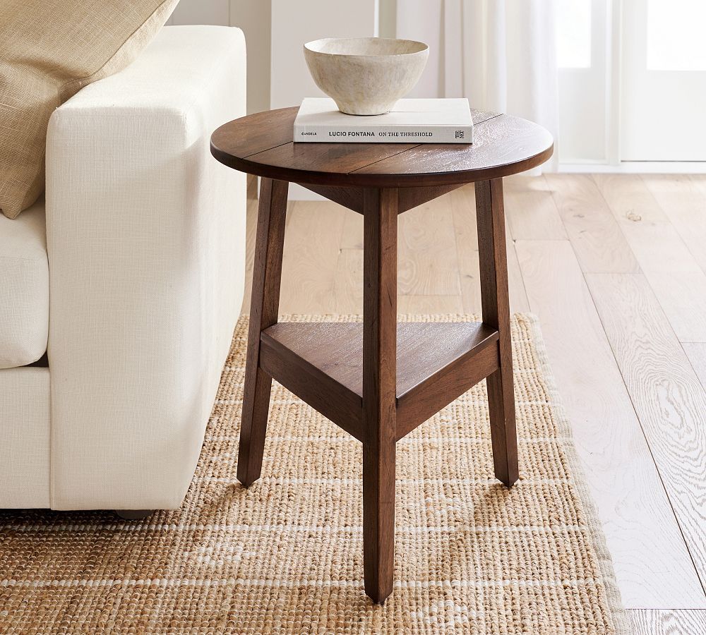 Lincoln Round Cricket Table | Pottery Barn (US)
