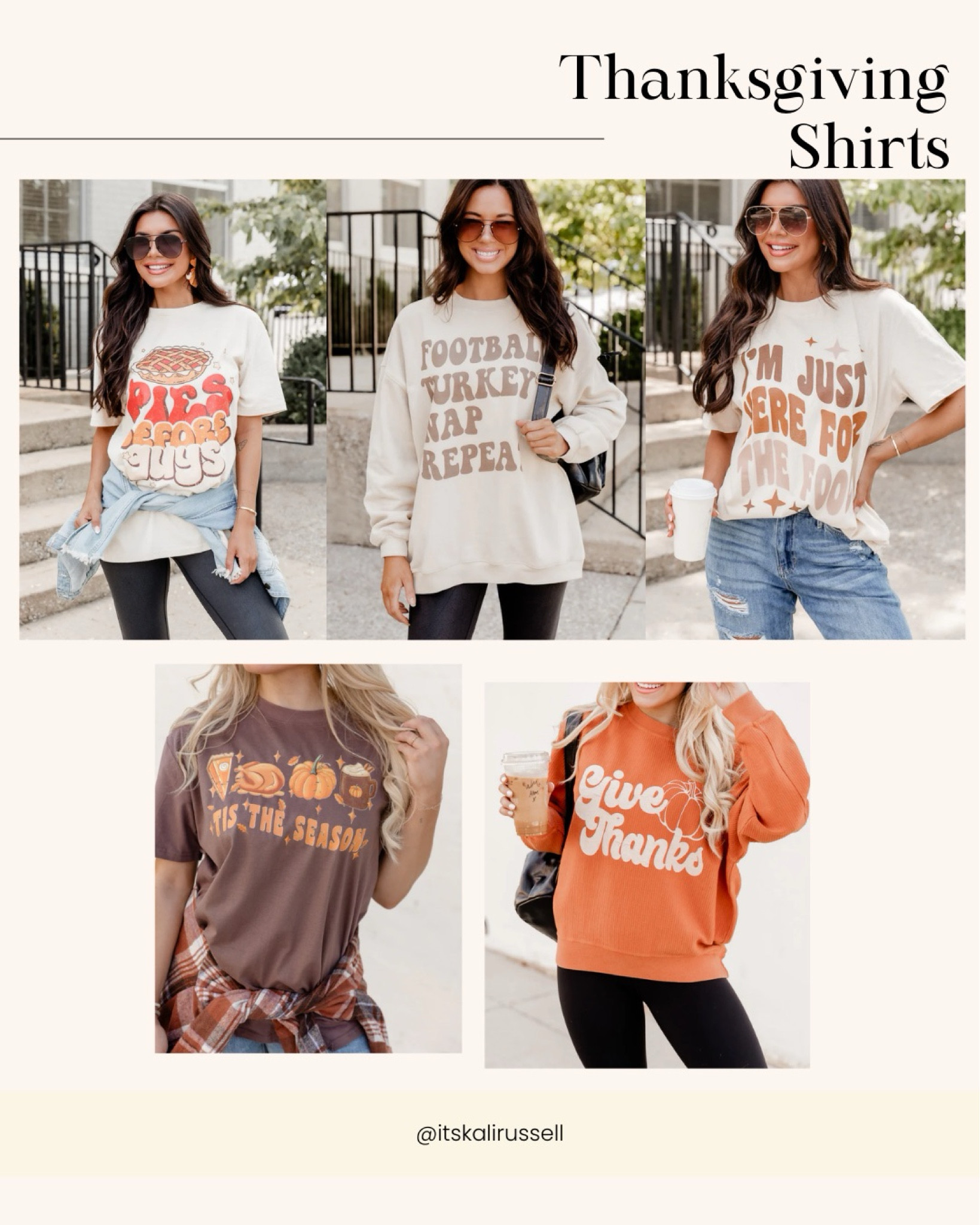 Thanksgiving Shirts

Fall fashion 
Thanksgiving 
Graphic tees 


#LTKSeasonal #LTKfindsunder50 #LTKstyletip