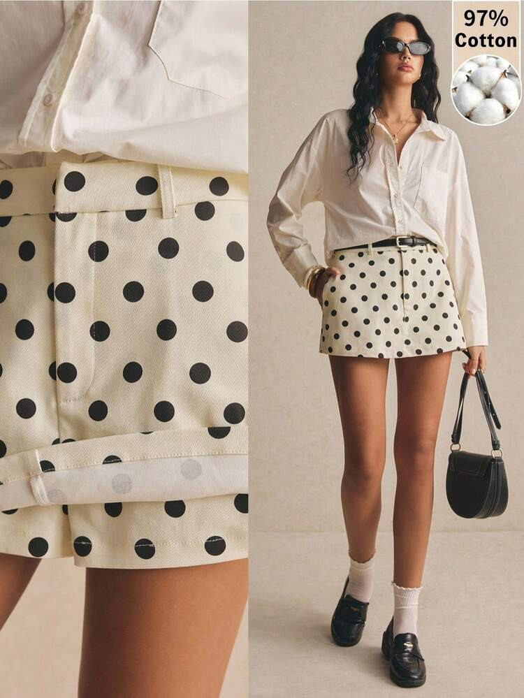CA$28.18
Free Shipping
Poéselle Women's Black White Polka Dot Belted Casual Chic A-Line Skirt,Retro Vintage 70s Summer Old Money Vacation Outfits,Back-To-School School Party Shorts
4.76
(150)
Color: Black And White







Size
CA
US 2 (XS)
US 4 (S)
US 6 (M)
US 8/10 (L)
Check My Size

Size Guide
 94% found it true to size 
Not your size? Tell us
 | SHEIN