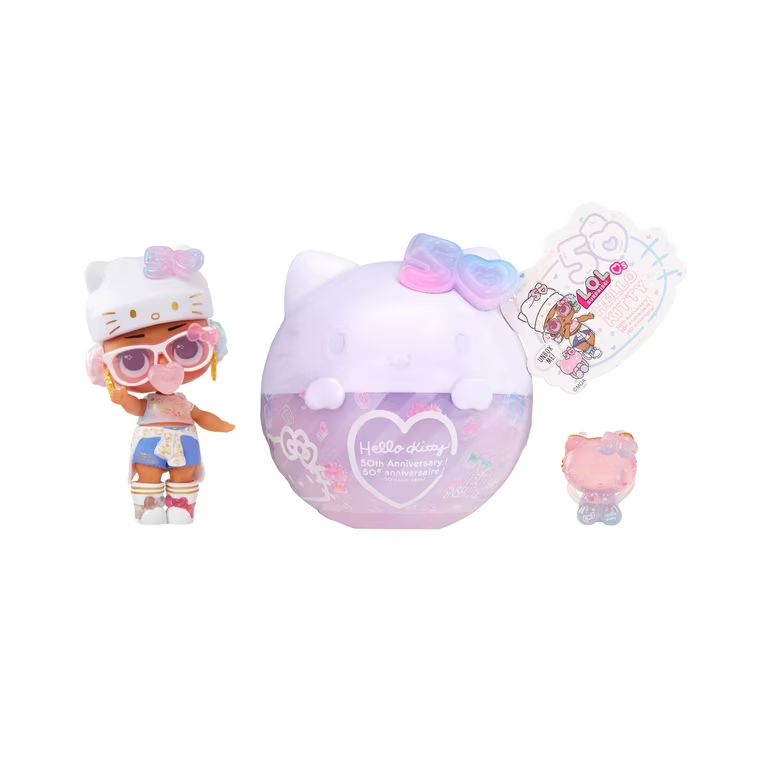 LOL Surprise Loves Hello Kitty Tots Crystal Cutie Collectible Doll, 7 Surprises, Hello Kitty 50th... | Walmart (US)