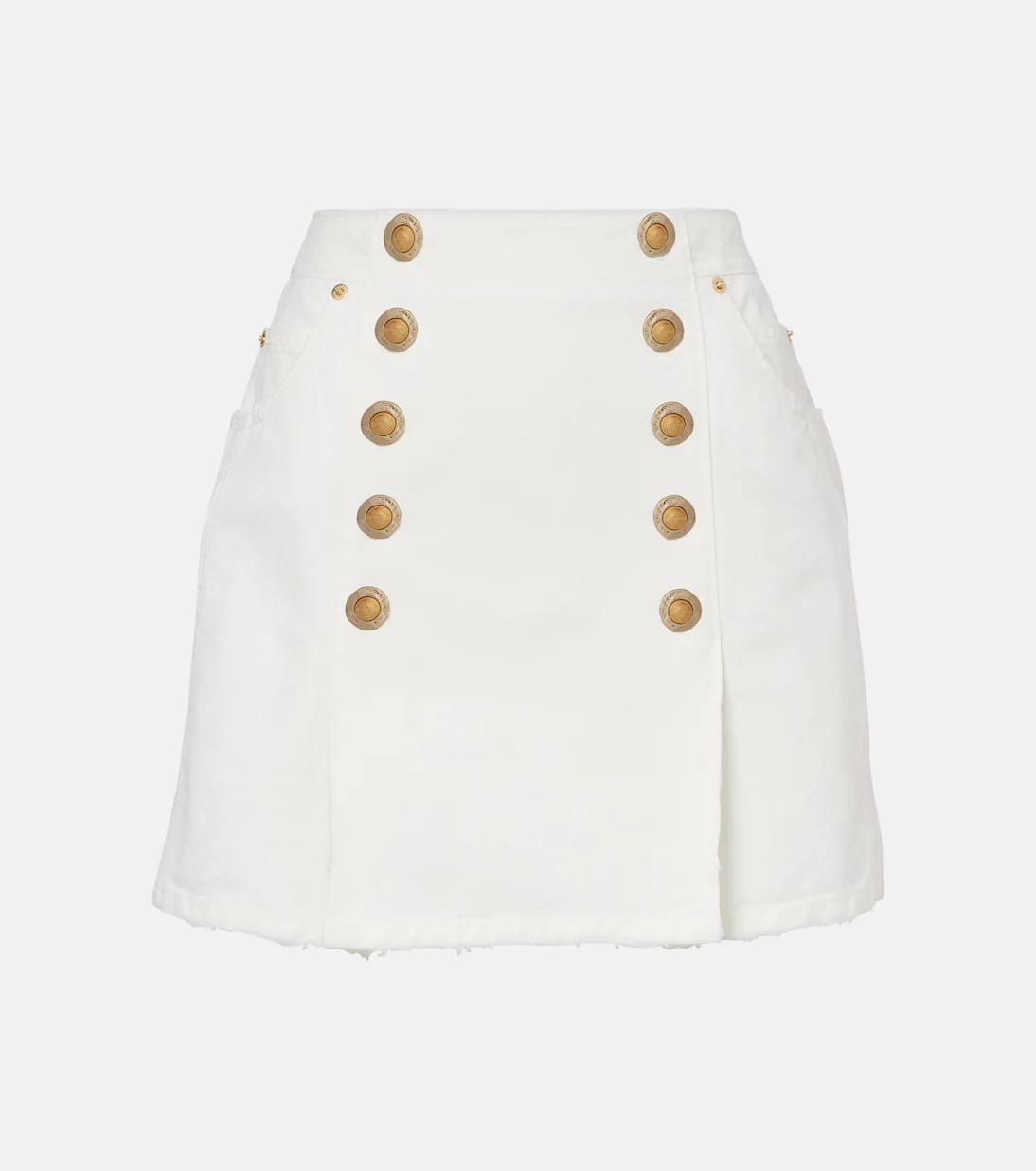 Pleated cotton canvas miniskirt | Mytheresa (US/CA)