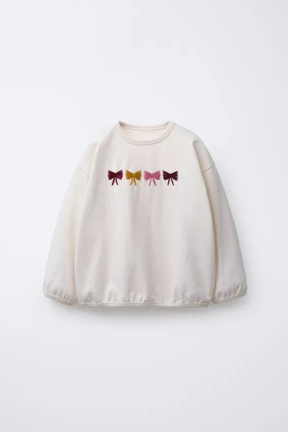 CONTRAST EMBROIDERY T-SHIRT | Zara US