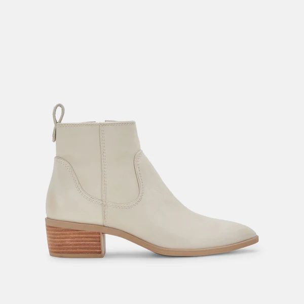 ABLE BOOTIES IN IVORY NUBUCK | DolceVita.com