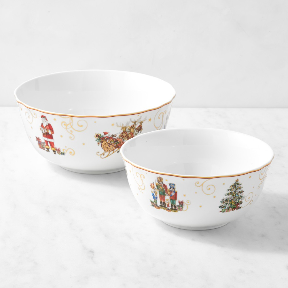 'Twas the Night Before Christmas Nesting Mixing Bowls, Set of 2 | Williams-Sonoma