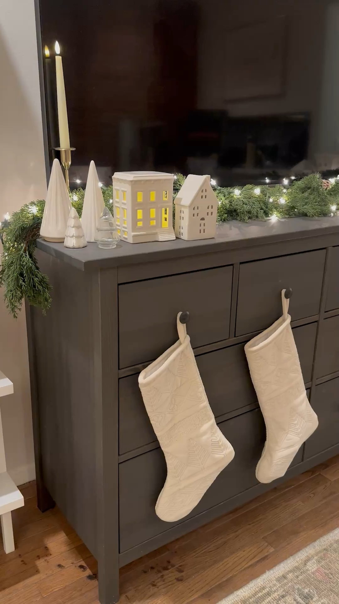 My faux Christmas mantle

Christmas decor Christmas mantle stockings 

#LTKHome #LTKHoliday