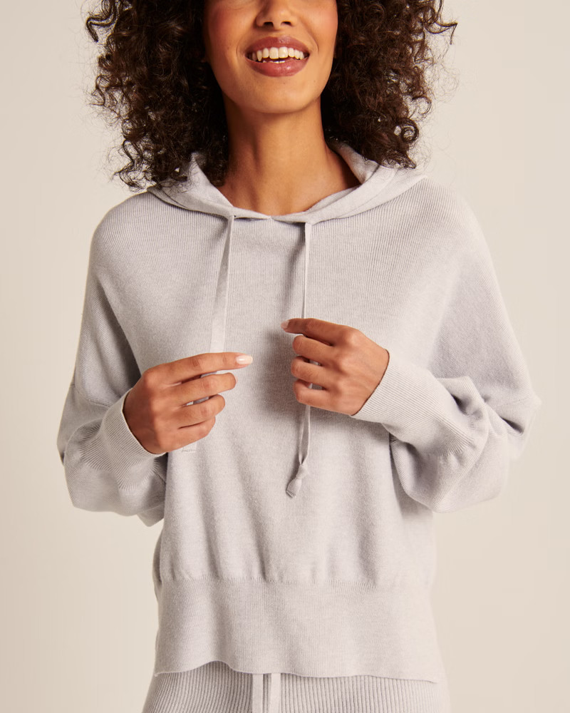 Women's LuxeLoft Hooded Sweater | Women's Up to 40% Off Select Styles | Abercrombie.com | Abercrombie & Fitch (US)