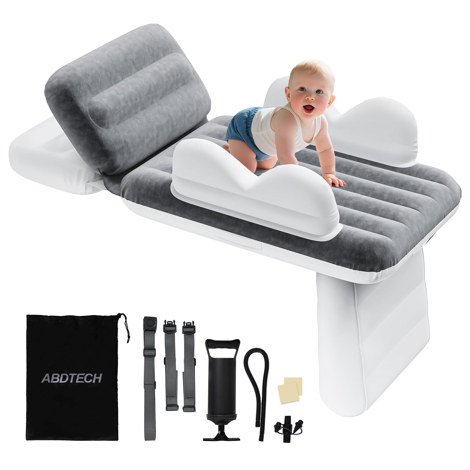 Inflatable Toddler Airplane Bed: Safe & Soft - Portable Kids Travel Bed with Airplane Seat Extend... | Amazon (US)