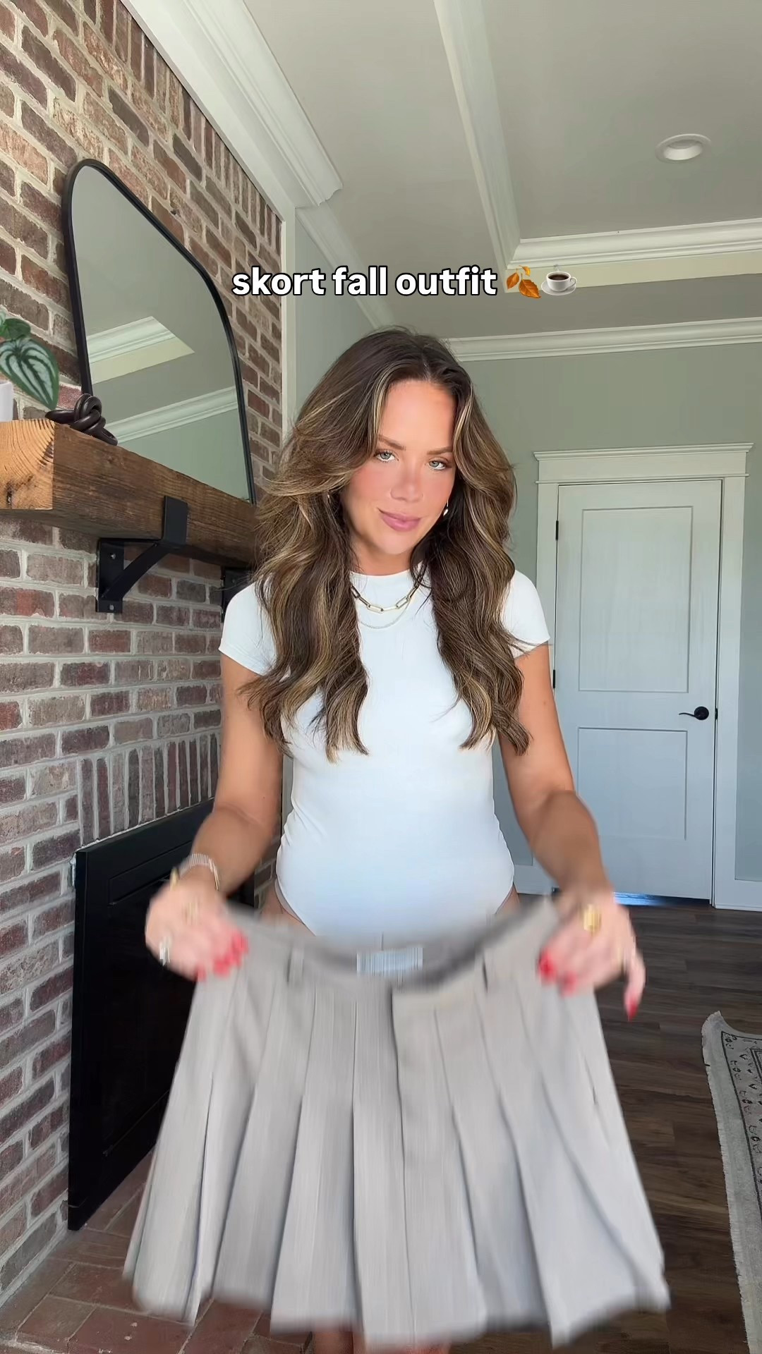 Skort fall outfit! Linked similar for the skort & exact fit everything else!

#LTKStyleTip #LTKFindsUnder50 #LTKFindsUnder100