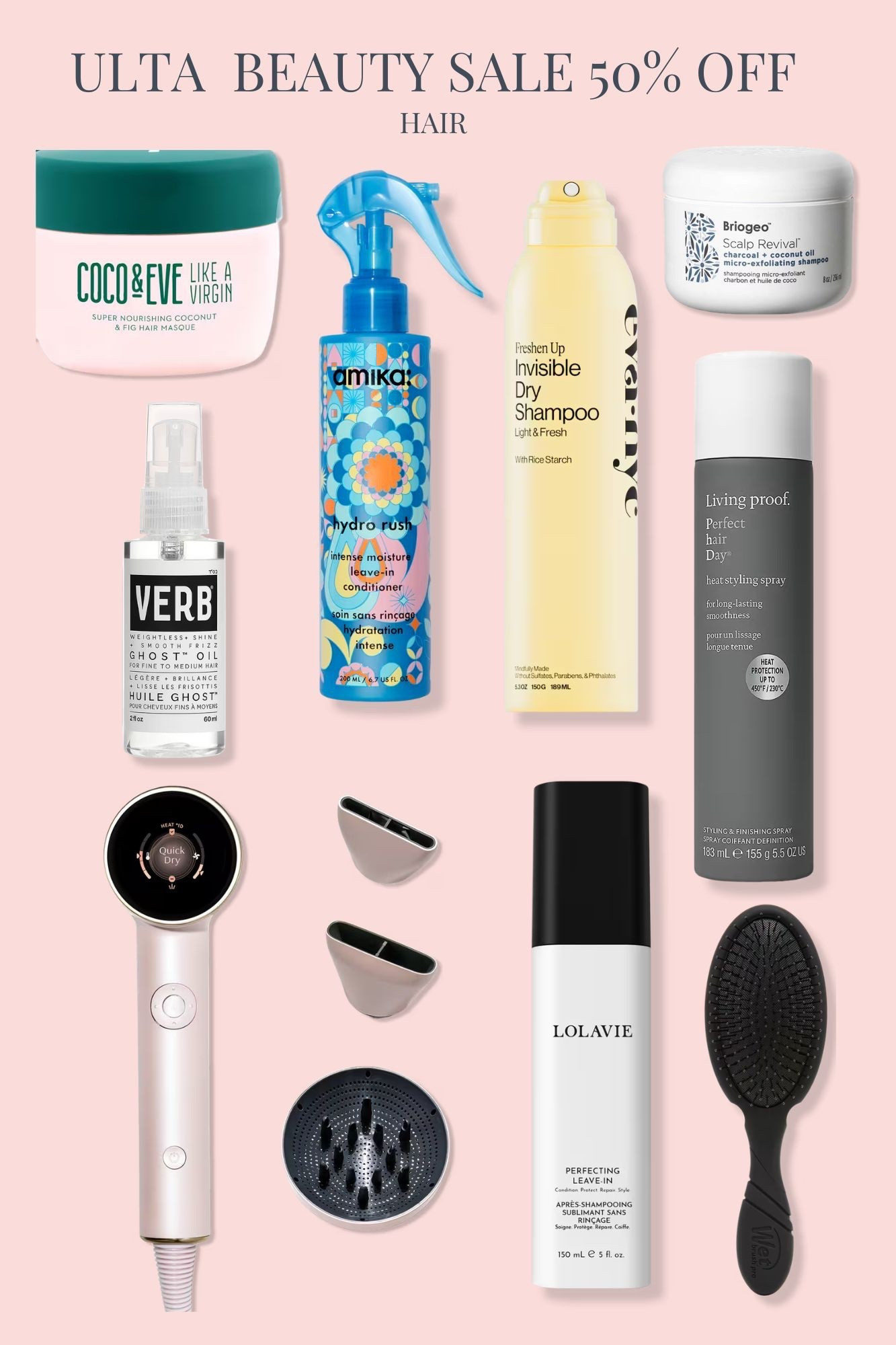 Last chance to save 50% off on hair

#LTKBeauty #LTKOver40 #LTKSaleAlert