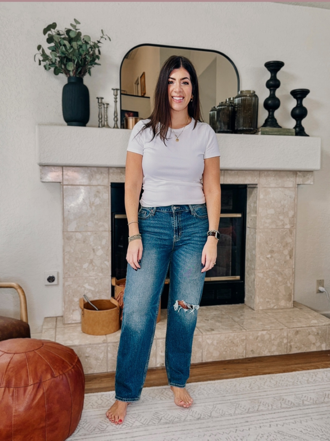 Found: the best affordable weekend mom jeans 
In an 8tall
Medium in tee

#LTKmidsize #LTKfindsunder50 #LTKsalealert
