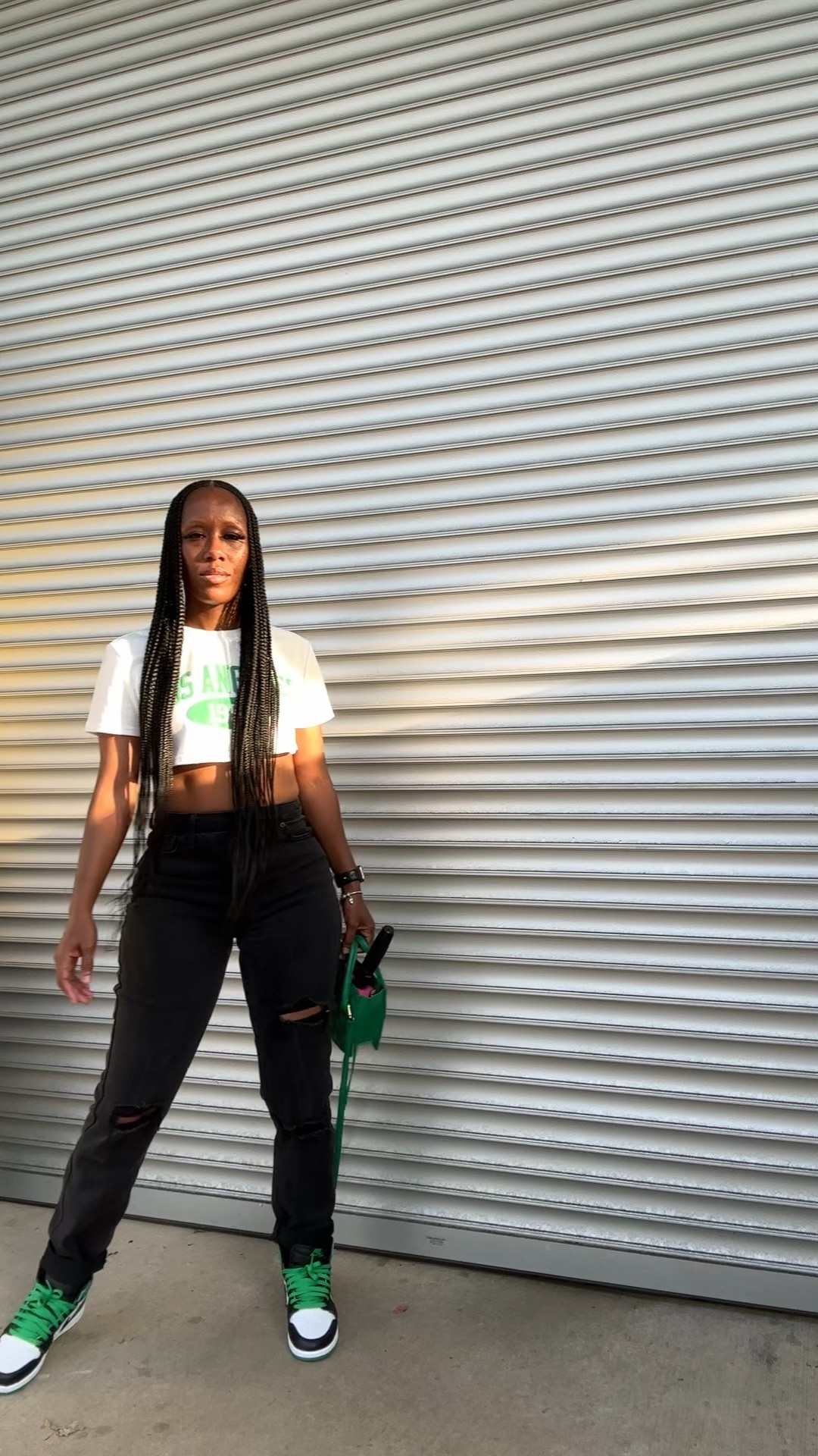 Affordable outfit idea! I’m wearing a size small in crop top and a size 3 in mom jeans. #affordableoutfits #sneakerfits #looksunder100 

#LTKunder100 #LTKstyletip #LTKshoecrush