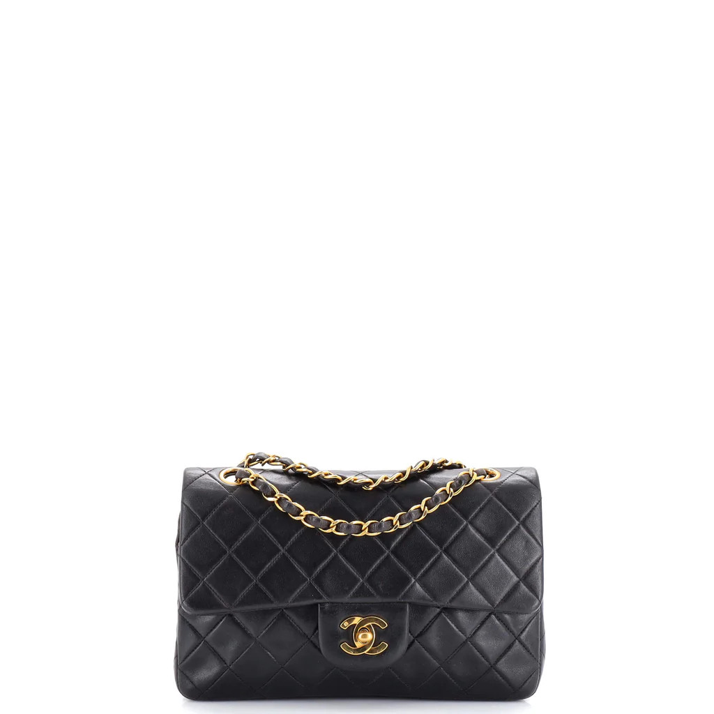 Vintage Classic Double Flap Bag Quilted Lambskin Small | Rebag
