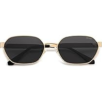 SOJOS Trendy Polarized Hexagon Sunglasses for Women Men, UV400 Retro Rectangle Shades SJ1238 | Amazon (US)