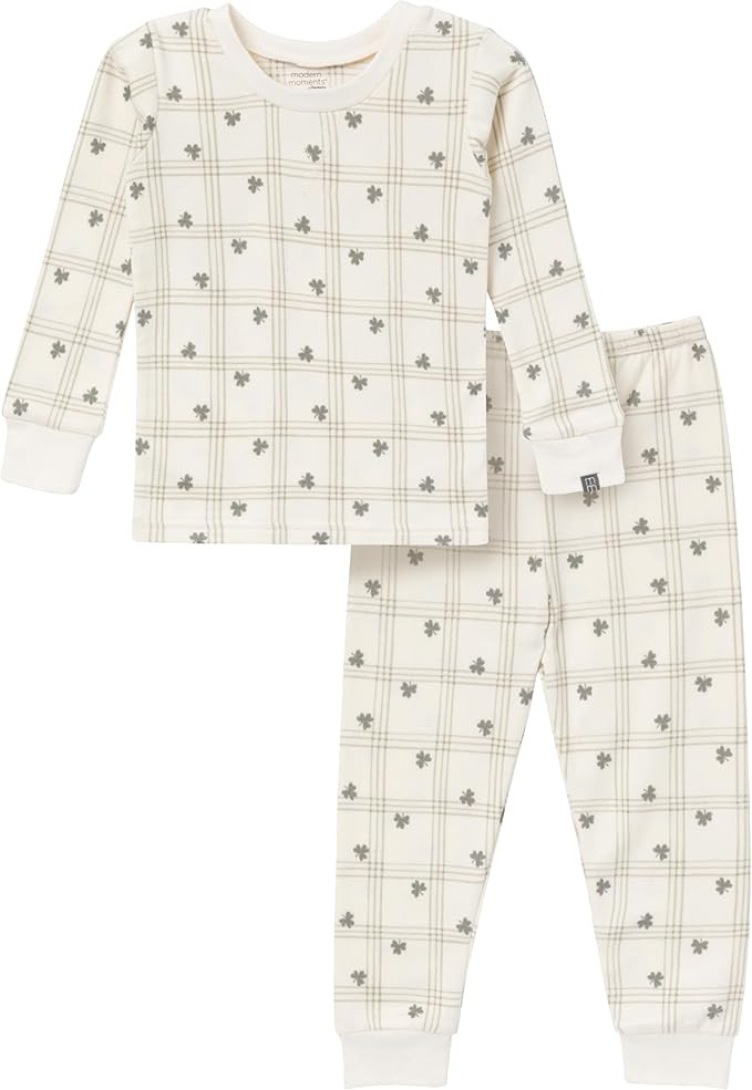 Modern Moments by Gerber unisex-baby Holiday 2-piece Tight Fitting Pajamas | Amazon (US)
