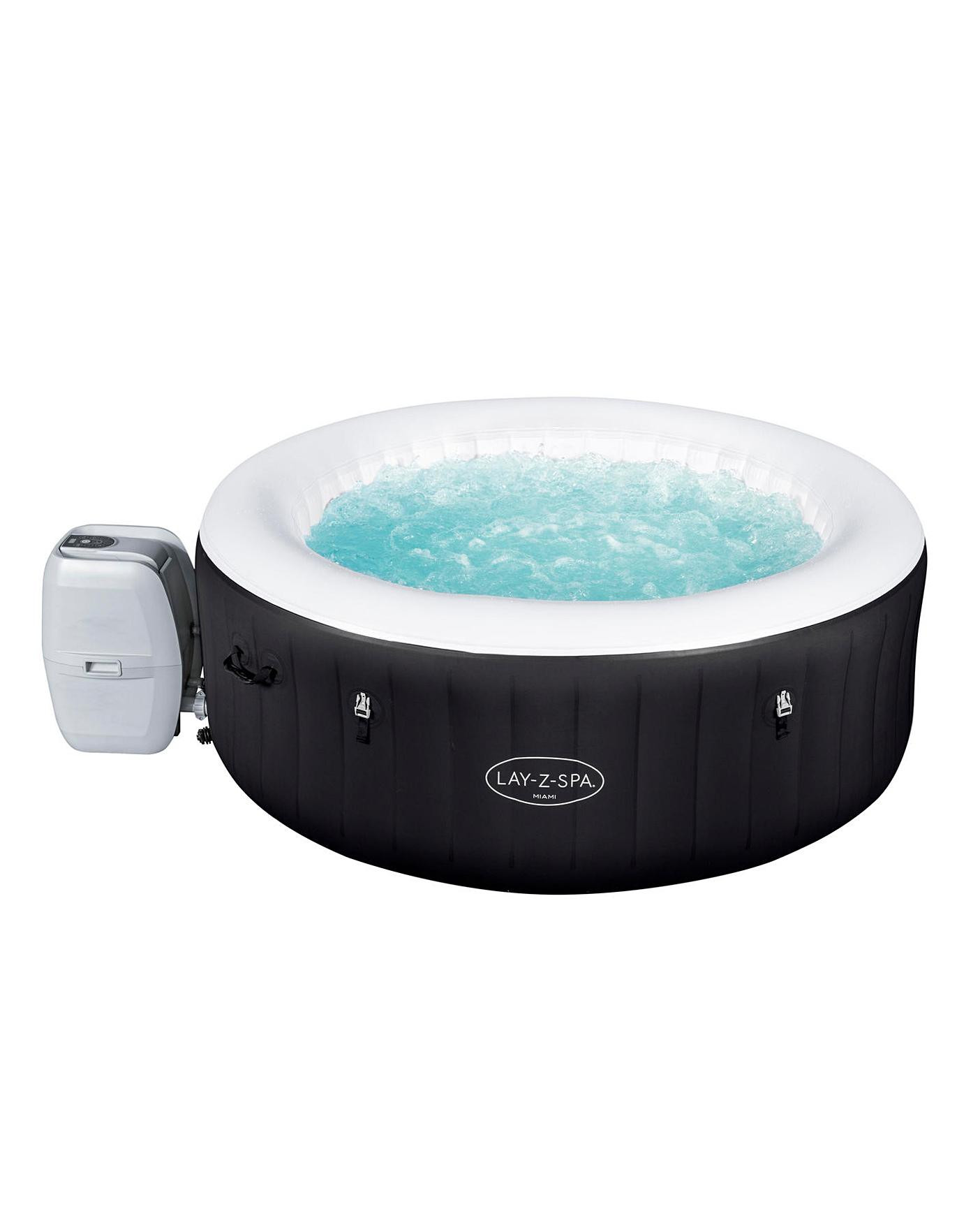 Lay-Z-Spa Miami 4 Person Hot Tub | JD Williams (UK)