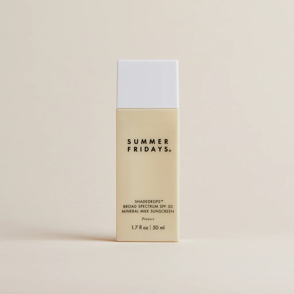 ShadeDrops Broad Spectrum SPF 30 Mineral Milk Sunscreen (Canada) | Summer Fridays (US)