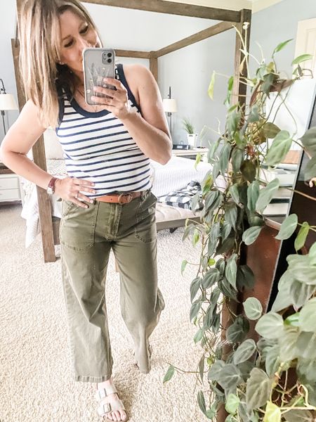 Rumor  has it that olive is the new black and I don’t know if that is true, but these pants are my favorite and they are a complete spring staple in my life rn. 

#LTKMidsize #LTKSeasonal #LTKOver40