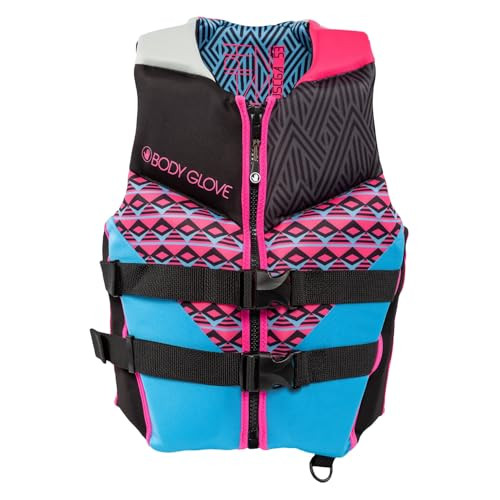 Body Glove Women’s Phantom USCG Approved Life Jacket PFD-BLU/PNK2-L– Large | Amazon (US)