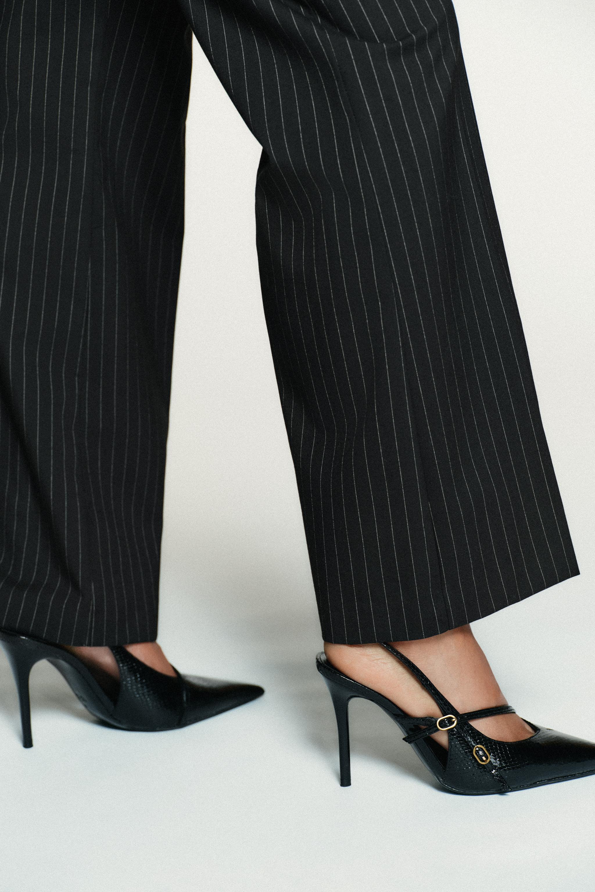 STRAPPY BUCKLED HEELS | Zara US