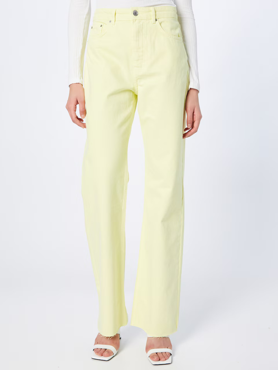 Gina Tricot Wide leg Jeans 'Idun' in Lichtgeel | ABOUT YOU | ABOUT YOU NL