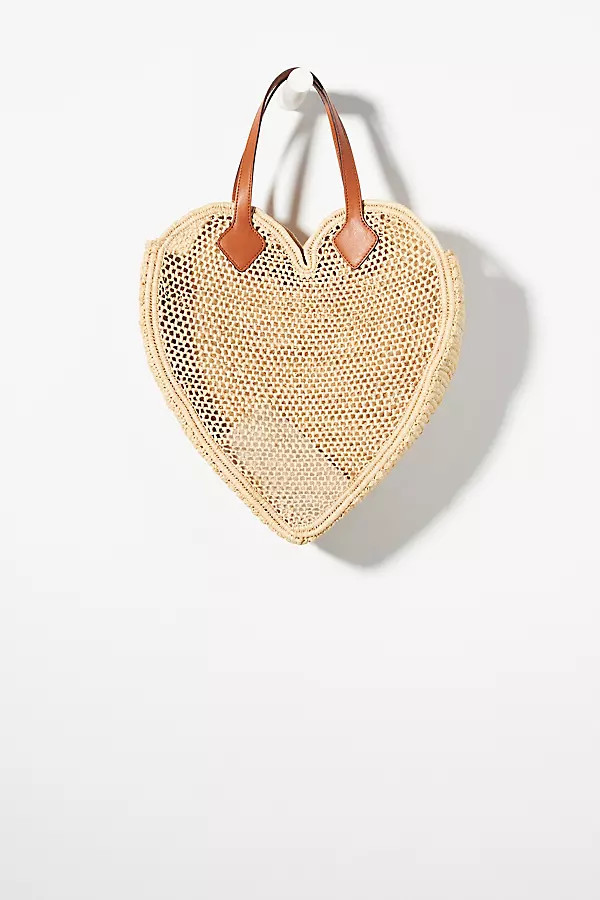 Poolside Heart Tote By Poolside in Beige | Anthropologie (US)