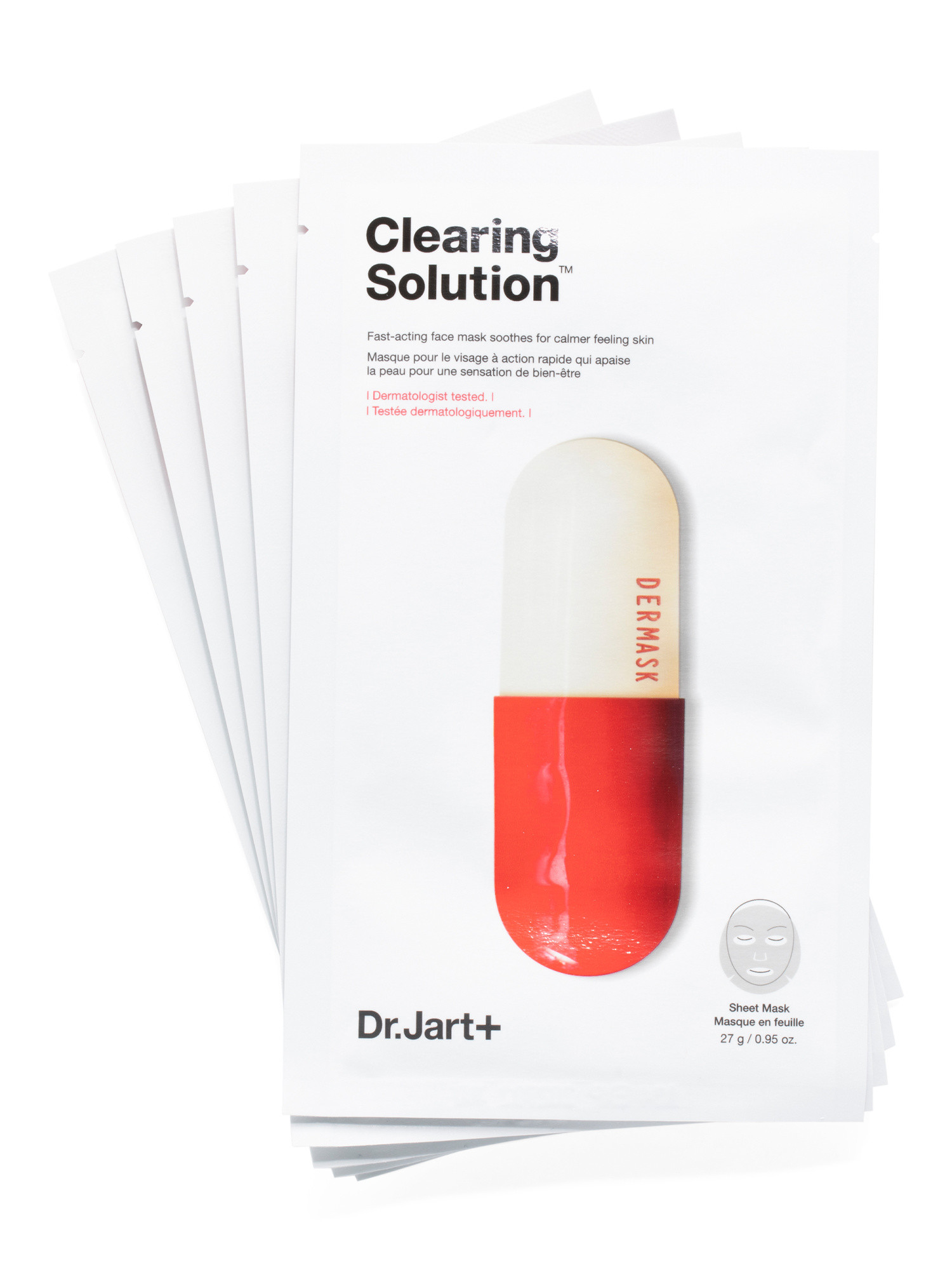 Made In Korea 5pk Dermask Micro Jet Clearing Solution Masks | Marshalls