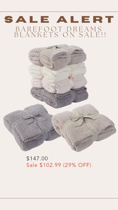 Major sale on my fave soft barefoot dreams blankets!!! Gift idea 

#LTKGiftGuide #LTKCyberweek #LTKhome