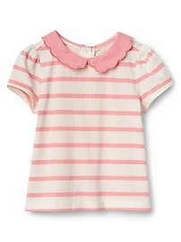 Scalloped Collar Top | Gap US