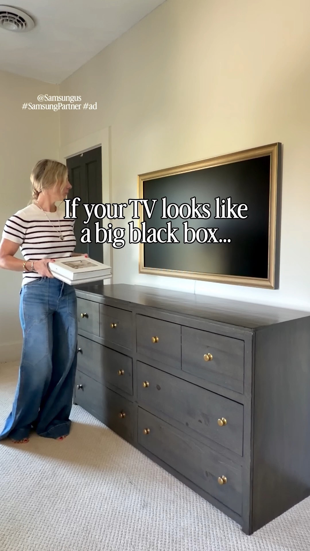 One thing I’ve always hated in living rooms is when the TV becomes the main focus of the space. If you love a cozy, designed home aesthetic, you know exactly what I mean. 🤍
✨comment “tv” and I’ll send over the links. ✨
The Samsung Frame TV completely changed that for me because it actually looks like framed artwork instead of a giant black screen on the wall. I’ve been playing around with the AI features and love that it can curate artwork to match your space, generate art, and even automatically adjust the display so it looks more realistic and matte like real framed art.
It just blends into the room so much better while still being a TV when you actually want one. Such a smart idea honestly.
@Samsungus #SamsungPartner #ad

Be sure to follow us on the @shop.LTK app INTERIORJEMS to see all our exclusive posts 🤍

#liketkit