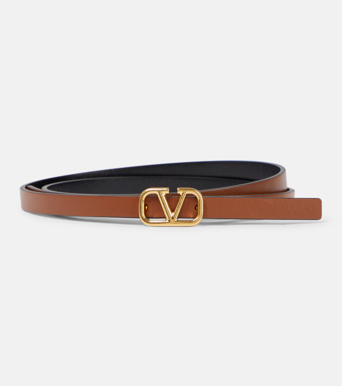 VLogo Signature reversible leather belt | Mytheresa (US/CA)