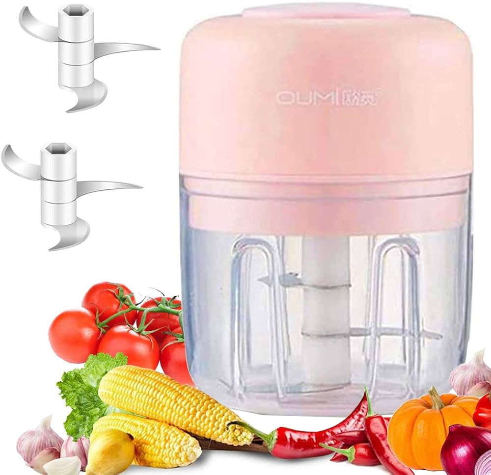 Electric Mini Garlic Chopper Garlic Cutter Garlic Masher,Garlic Press Mincer Pepper Chili Vegetab... | Amazon (US)