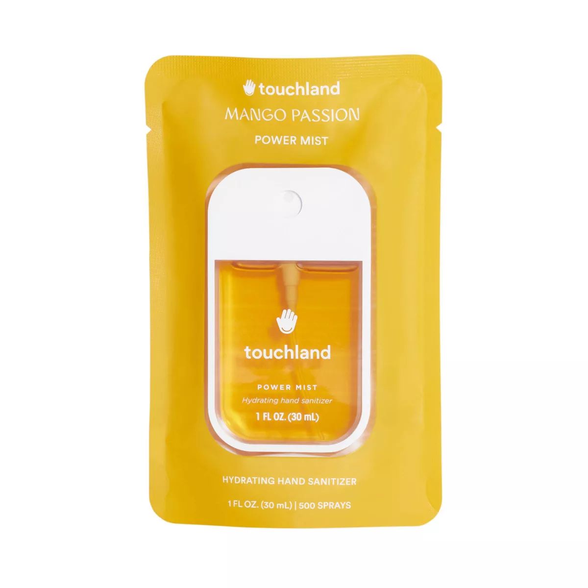 Touchland Power Mist Hydrating Hand Sanitizer - Mango Passion - 1 fl oz/500 sprays | Target
