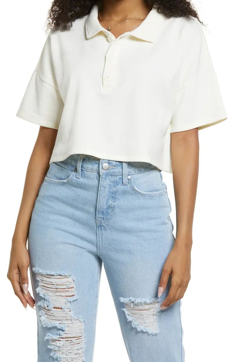 Women's Cropped Boxy Polo | Nordstrom